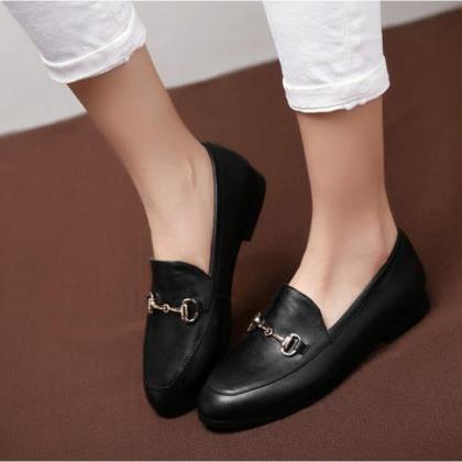 Women's Leather Slip-on Leather..